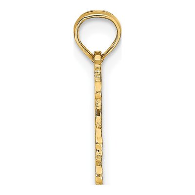 14K Yellow Gold Taurus Zodiac Pendant – view 3