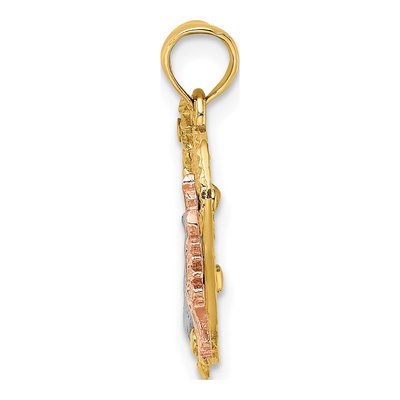 14K Two-Tone Gold LOVE Charm – view 3