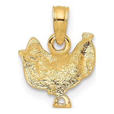 14K Yellow Gold Saddle Pendant – view 4