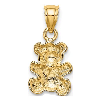 14K Yellow Gold Teddy Bear Charm – view 5