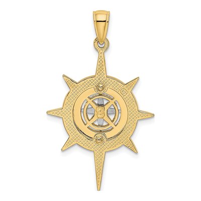 14K Two-Tone Gold Star Charm – view 5