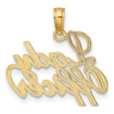 14K Yellow Gold Officer Pendant – view 5