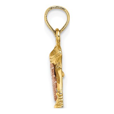 14K Two-Tone Gold Communion Cup Pendant – view 3