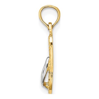 14K Yellow Gold Hawaii Flip-Flop Charm – view 3