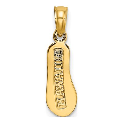 14K Yellow Gold Hawaii Flip-Flop Charm – view 5