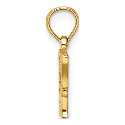 14K Yellow Gold I Heart My EMT Pendant – view 3