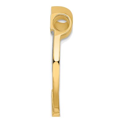 14K Yellow Gold Horseshoe Charm – view 3