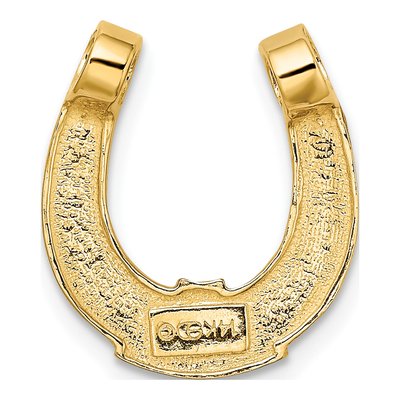 14K Yellow Gold Horseshoe Charm – view 5