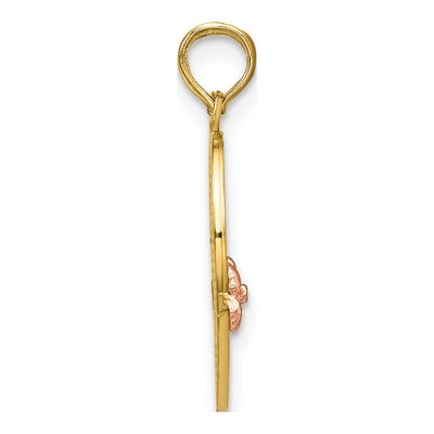 14K Two-Tone Gold Big Sis Lil Heart Set Charm – view 3