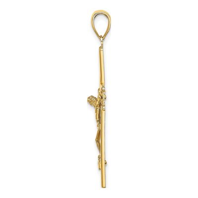14K Yellow Gold Crucifix Pendant – view 3
