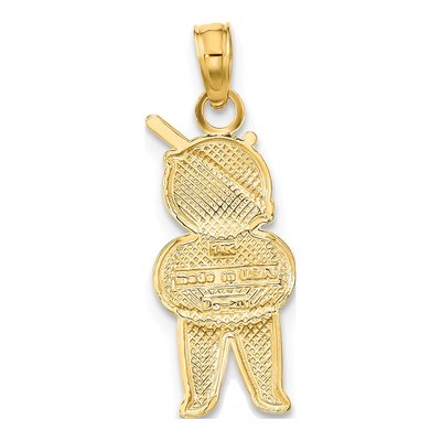 14K Yellow Gold Boy Charm – view 5
