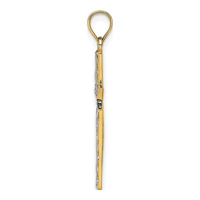 14K Yellow Gold Cross Pendant – view 3