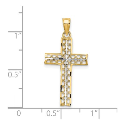 14K Yellow Gold Cross Pendant – view 4