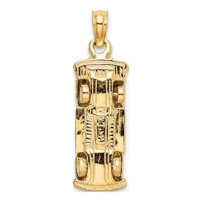 14K Yellow Gold Taxi Charm – view 4