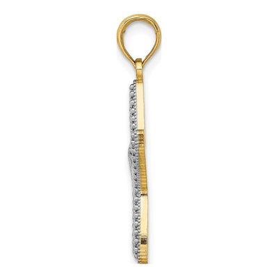 14K Yellow Gold Small Starfish Charm – view 3