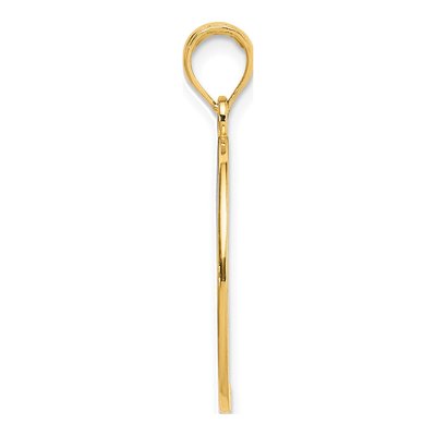 14K Yellow Gold Sun Charm – view 3