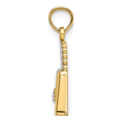14K Yellow Gold Purse Pendant – view 3