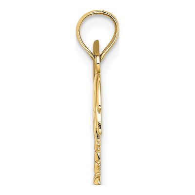 14K Yellow Gold Palm Tree Pendant – view 2