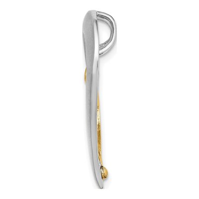 14K Two-Tone Gold Heart Charm – view 3