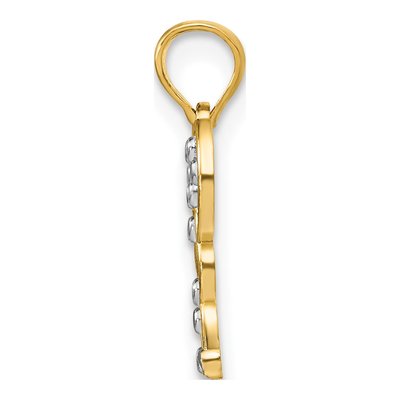 14K Yellow Gold Butterfly Charm – view 3