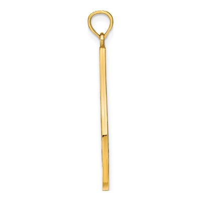 14K Yellow Gold Filigree Teardrop Charm – view 3