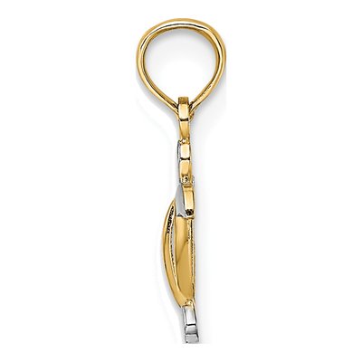 14K Yellow Gold Mini Sea Turtle Charm – view 3