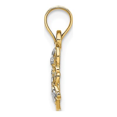 14K Yellow Gold Butterfly Charm – view 3