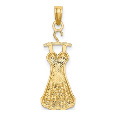 14K Yellow Gold Dress Pendant – view 5