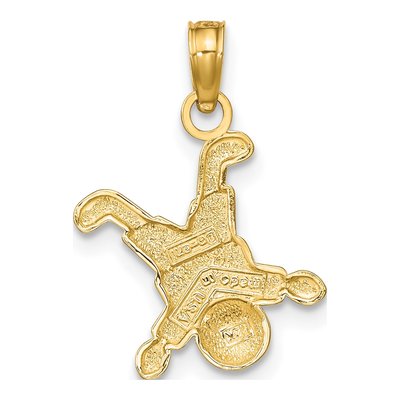 14K Yellow Gold Little Boy Pendant – view 5