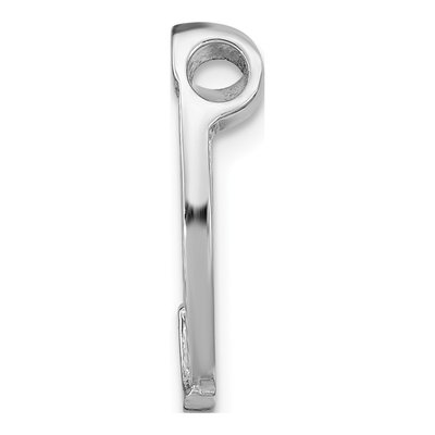 14K White Gold Horseshoe Charm – view 3