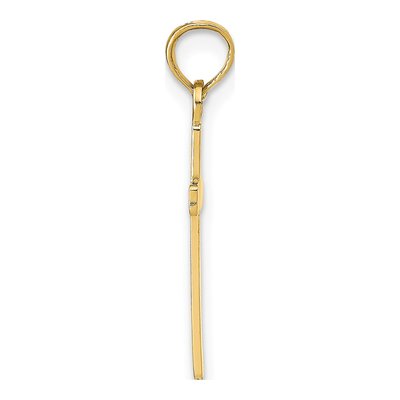 14K Yellow Gold Cross Pendant – view 3