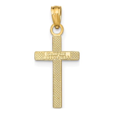 14K Yellow Gold Cross Pendant – view 5