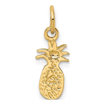 14K Yellow Gold Pineapple Pendant – view 4