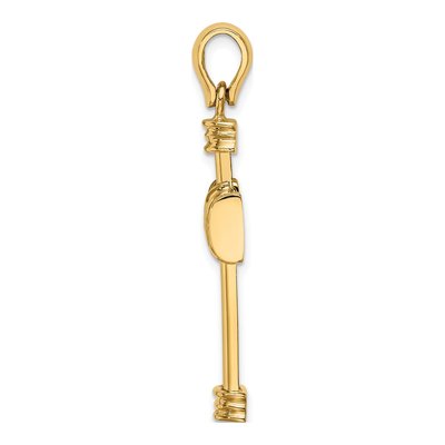 14K Yellow Gold Cross Pendant – view 3