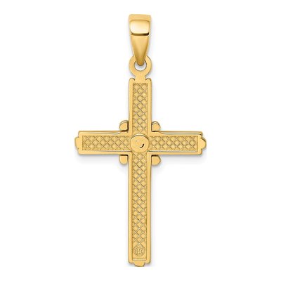 14K Yellow Gold Cross Pendant – view 5