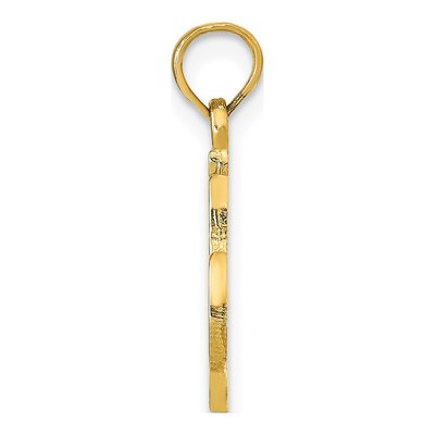 14K Yellow Gold Martha's Vineyard Island Pendant – view 3