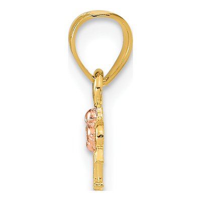 14K Two-Tone Gold BRAT Pendant – view 3