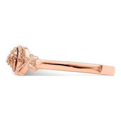 14K Rose Gold Flower Ring – view 5