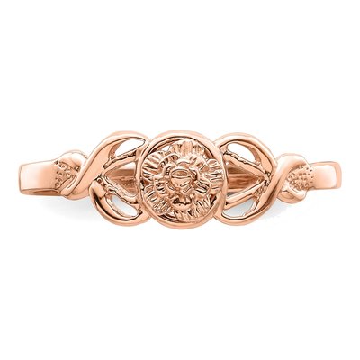 14K Rose Gold Flower Ring – view 6