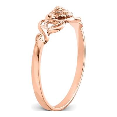 14K Rose Gold Flower Ring – view 8