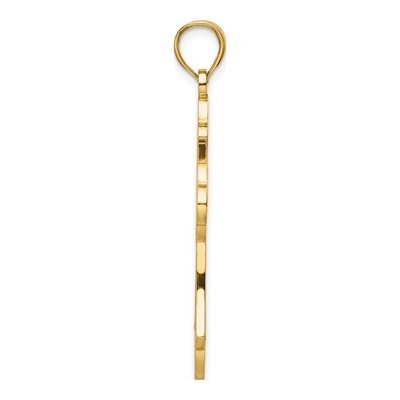 14K Yellow Gold Cross Pendant – view 3