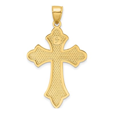 14K Yellow Gold Cross Pendant – view 4