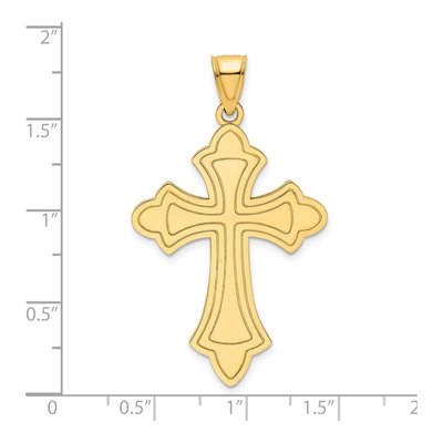 14K Yellow Gold Cross Pendant – view 5