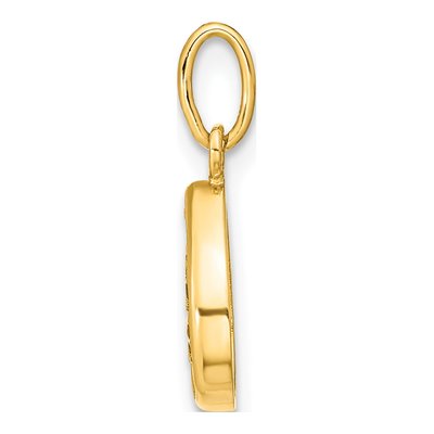 14K Yellow Gold Tree of Life Teardrop Pendant – view 3