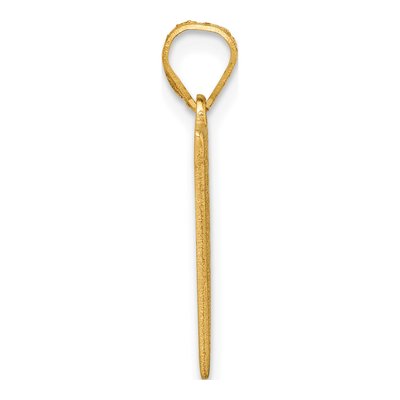14K Yellow Gold Class of Flag Charm – view 3