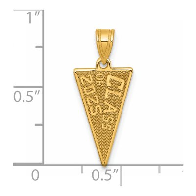 14K Yellow Gold Class of Flag Charm – view 5