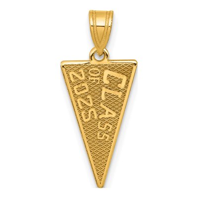14K Yellow Gold Class of Flag Charm
