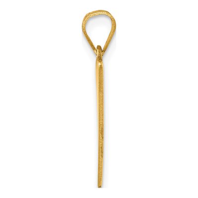 14K Yellow Gold Class of Flag Charm – view 3