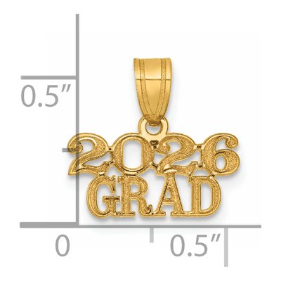 14K Yellow Gold GRAD Pendant – view 5
