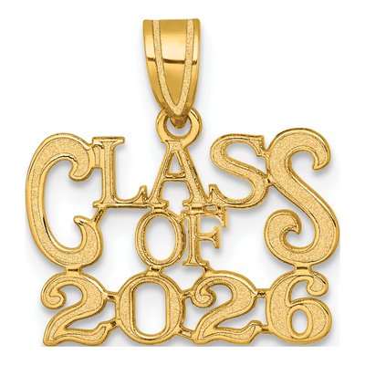 14K Yellow Gold Class of Pendant